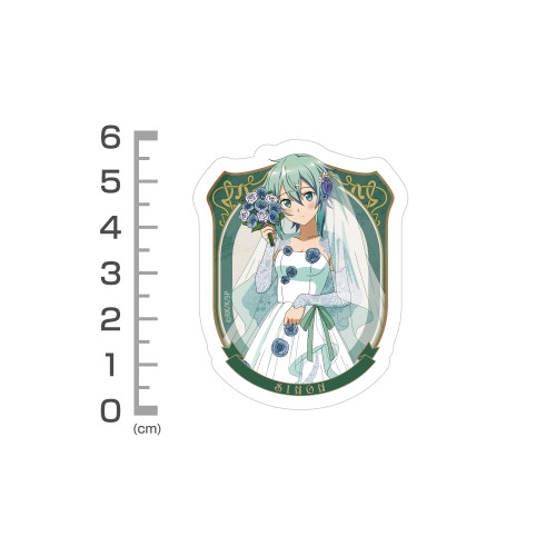 ソードアート・オンライン 描き下ろし シノン ミニステッカーセット ウェディングドレスVer. 画像 2 | AniSmile