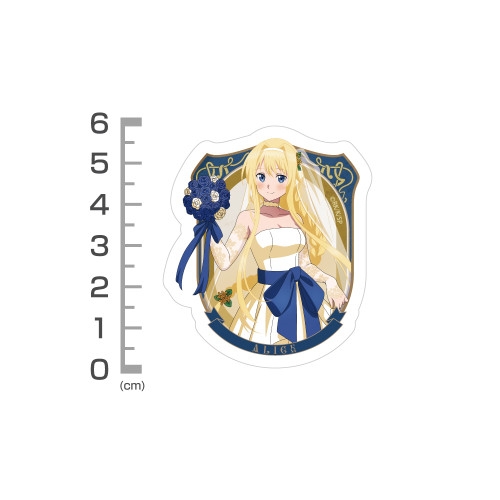ソードアート・オンライン 描き下ろし アリス ミニステッカーセット ウェディングドレスVer. 画像 2 | AniSmile