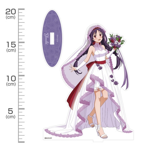 ソードアート・オンライン 描き下ろし ユウキ アクリルスタンド(大) ウェディングドレスVer. 画像 2 | AniSmile