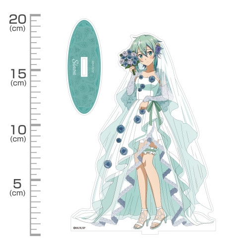 ソードアート・オンライン 描き下ろし シノン アクリルスタンド(大) ウェディングドレスVer. 画像 2 | AniSmile