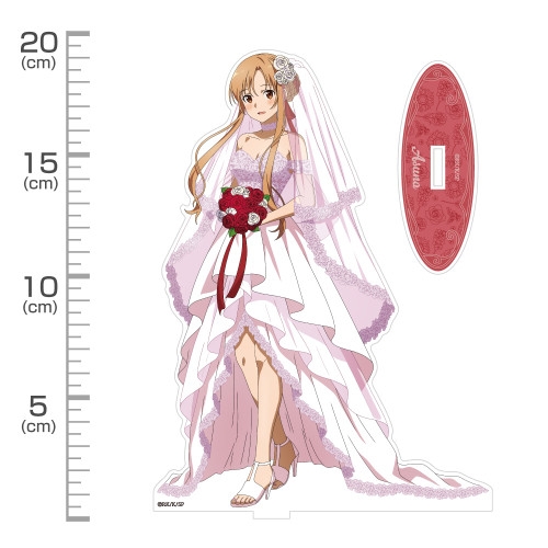 ソードアート・オンライン 描き下ろし アスナ アクリルスタンド(大) ウェディングドレスVer. 画像 2 | AniSmile