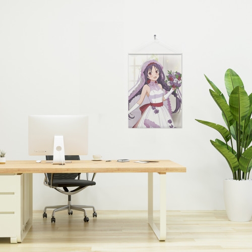 ソードアート・オンライン 描き下ろし ユウキ B2タペストリー ウェディングドレスVer. 画像 3 | AniSmile