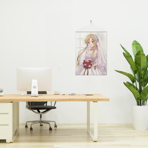 ソードアート・オンライン 描き下ろし アスナ B2タペストリー ウェディングドレスVer. 画像 3 | AniSmile