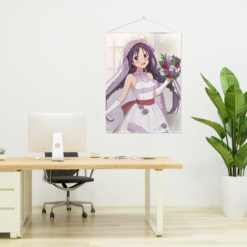 ソードアート・オンライン 描き下ろし ユウキ 100cmタペストリー ウェディングドレスVer. 画像 3 | AniSmile