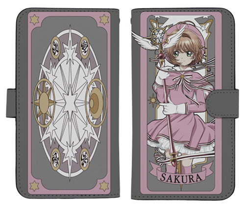 クリアカード編さくら 手帳型スマホケース158 - 公式商品画像 | AniSmile