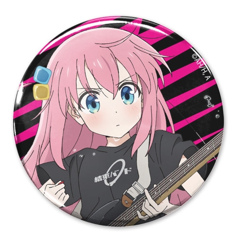 アニメ「ぼっち・ざ・ろっく!」 後藤ひとり 65mm缶バッジ Playing the guitar Ver. - 公式商品画像 | AniSmile
