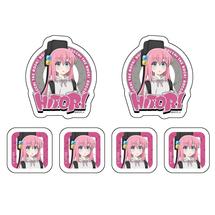 アニメ「ぼっち・ざ・ろっく!」 描き下ろし 後藤ひとり ミニステッカーセット ストリートファッションVer. 画像 2 | AniSmile