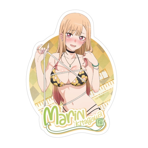 TVアニメ「その着せ替え人形は恋をする」 描き下ろし 喜多川海夢 屋外対応ステッカー ドキドキの採寸Ver. 画像 2 | AniSmile