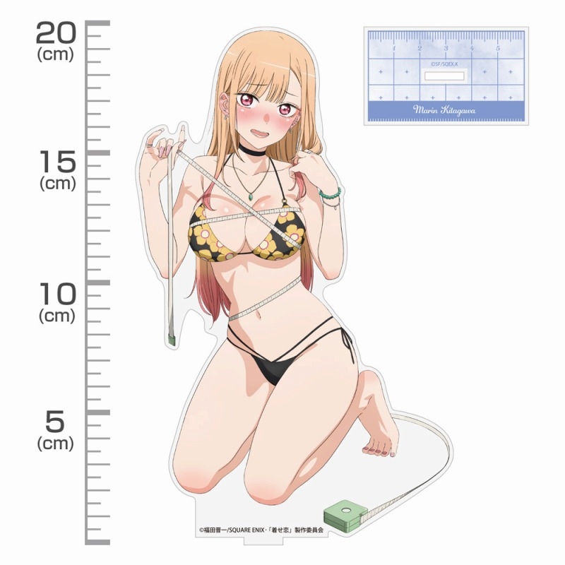 TVアニメ「その着せ替え人形は恋をする」 描き下ろし 喜多川海夢 アクリルスタンド(大) ドキドキの採寸Ver. 画像 2 | AniSmile