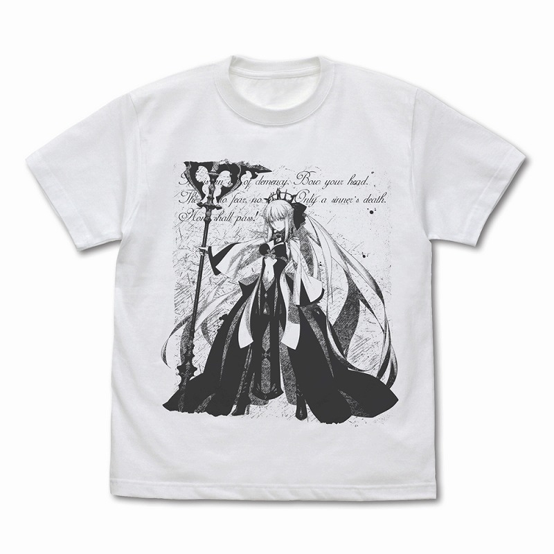Fate/Grand Order バーサーカー/モルガン Tシャツ 宝具発動Ver./WHITE-S - 公式商品画像 | AniSmile