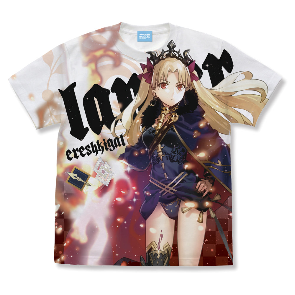 Fate/Grand Order ランサー/エレシュキガル フルグラフィックTシャツ/WHITE-S - 公式商品画像 | AniSmile