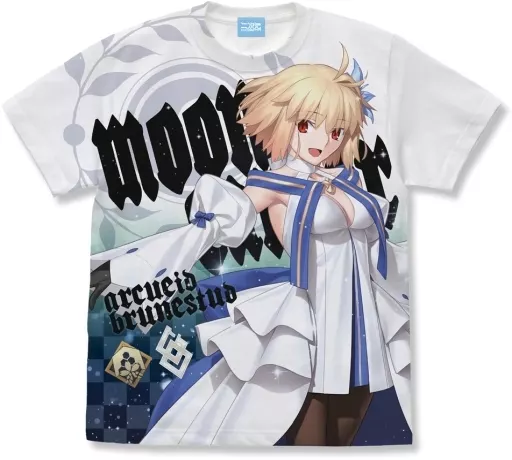 Fate/Grand Order ムーンキャンサー/アルクェイド・ブリュンスタッド フルグラフィックTシャツ/WHITE-L - 公式商品画像 | AniSmile