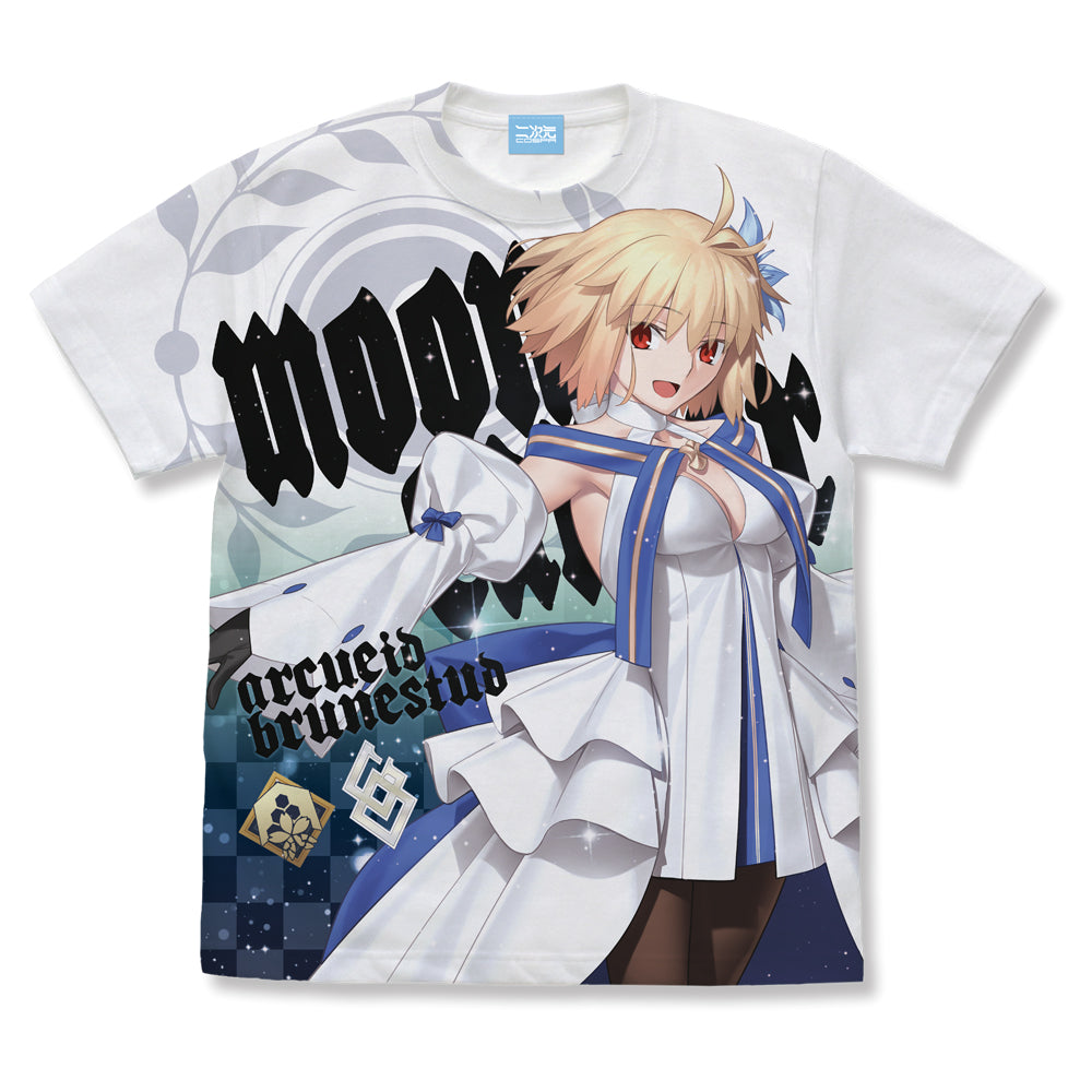 Fate/Grand Order ムーンキャンサー/アルクェイド・ブリュンスタッド フルグラフィックTシャツ/WHITE-S - 公式商品画像 | AniSmile