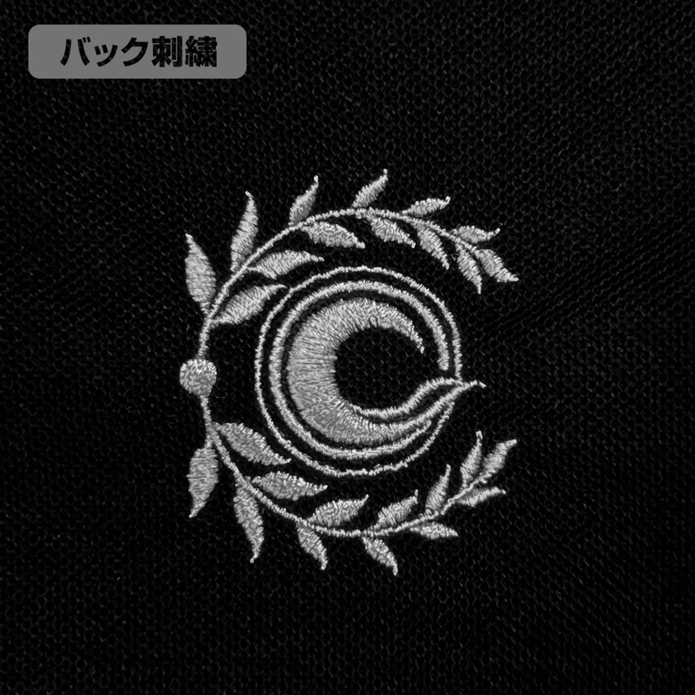 Fate/Grand Order アヴェンジャー/ジャンヌ・ダルク〔オルタ〕シルエット 刺繍ポロシャツ/BLACK-M 图片 4 | AniSmile