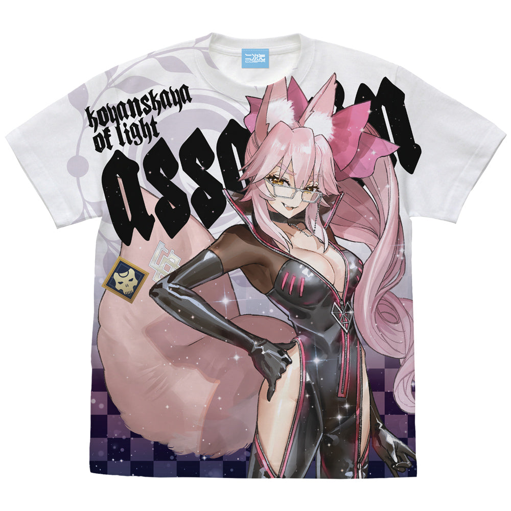 Fate/Grand Order アサシン/光のコヤンスカヤ フルグラフィックTシャツ/WHITE-S - 公式商品画像 | AniSmile