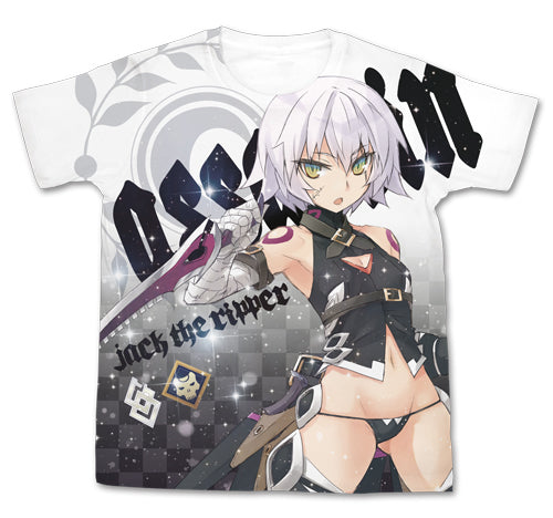 Fate アサシン/ジャック・ザ・リッパー フルグラフィックTシャツ/WHITE-S - 公式商品画像 | AniSmile