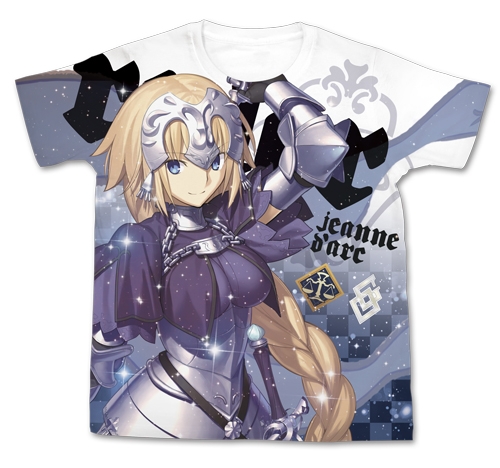 Fate ジャンヌ・ダルク フルグラフィックTシャツ/WHITE-S - 公式商品画像 | AniSmile