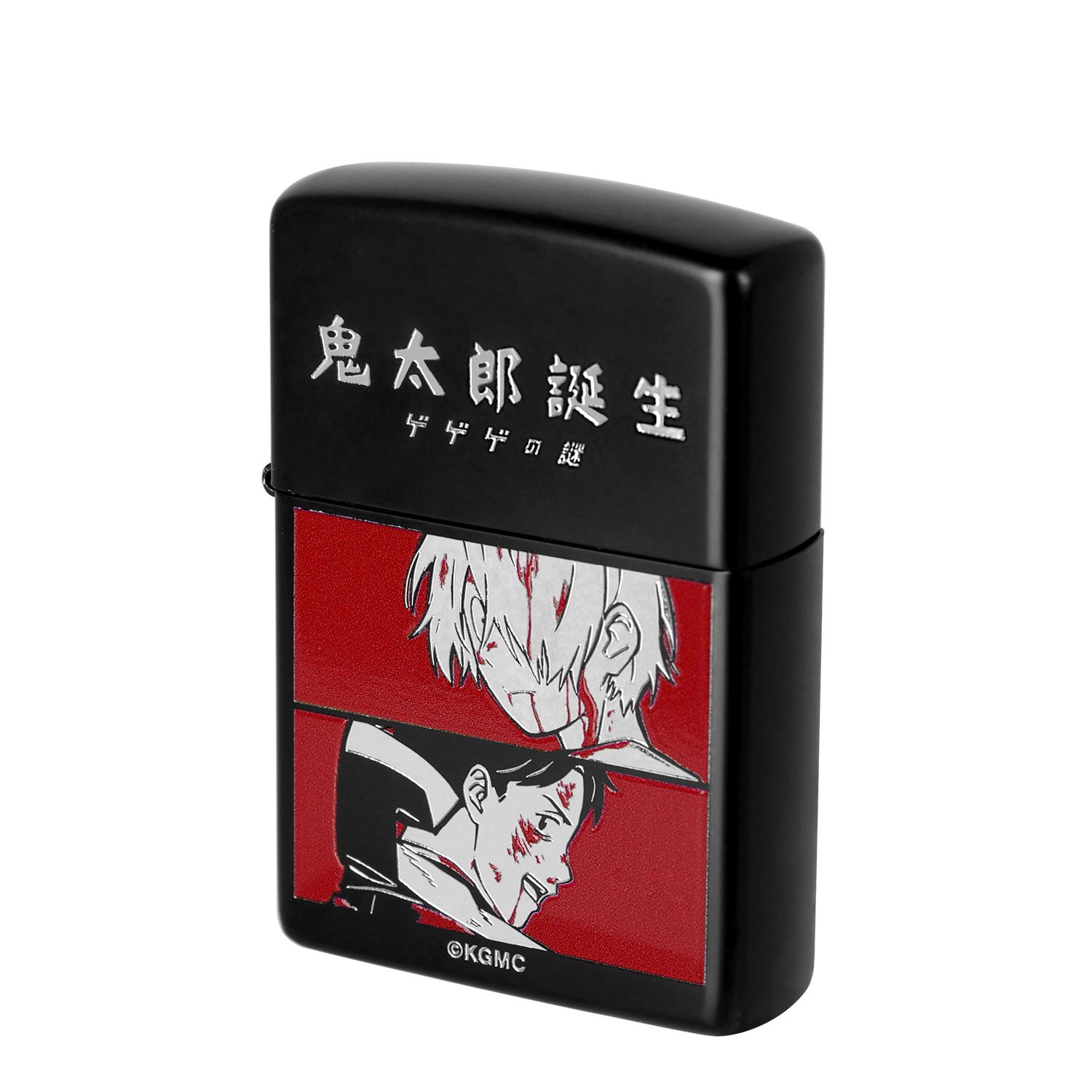 映画「鬼太郎誕生 ゲゲゲの謎」 ZIPPOコラボ 描き下ろし 鬼太郎の父&水木 戦う父の背中ver. ライター - 官方商品图片 | AniSmile
