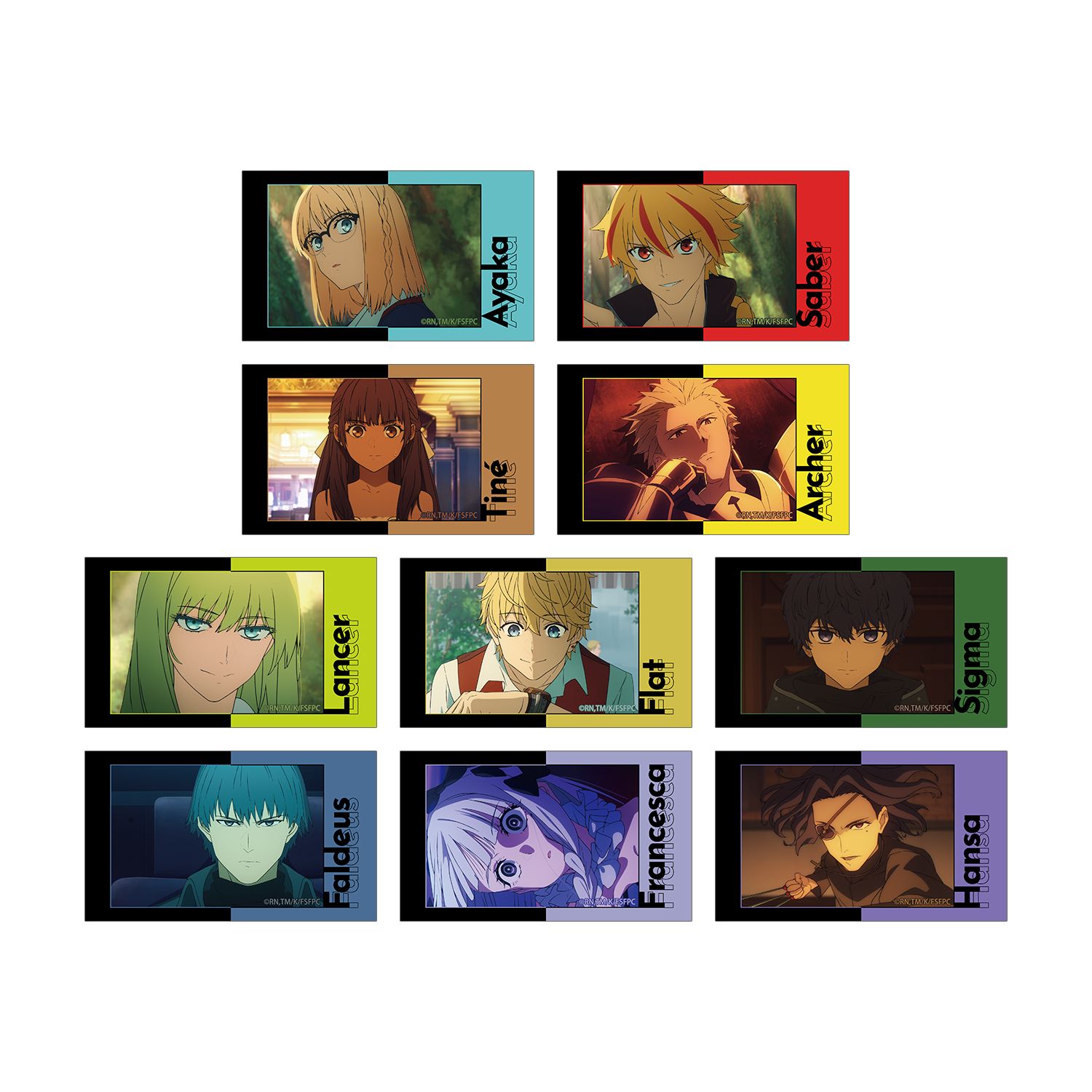 TVアニメ『Fate/strange Fake』 トレーディング場面写Ani-Frame(単位/単品) - 公式商品画像 | AniSmile