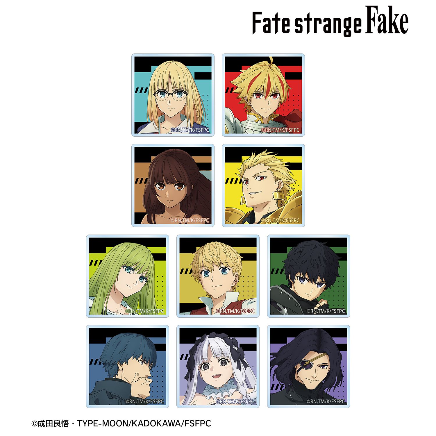 TVアニメ『Fate/strange Fake』 トレーディングアクリルタイル(単位/単品) 画像 2 | AniSmile