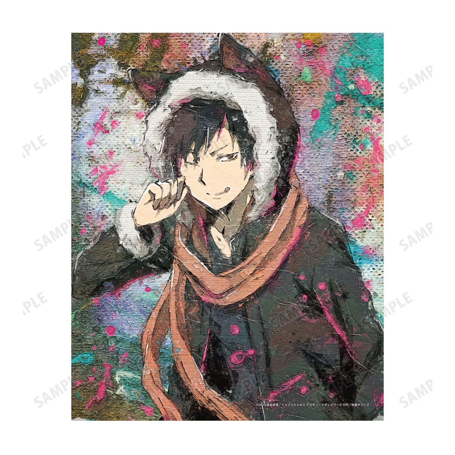 TVアニメ「デュラララ!!×2」 折原臨也 grunge CANVAS F3号キャンバスボード ver.C 画像 3 | AniSmile