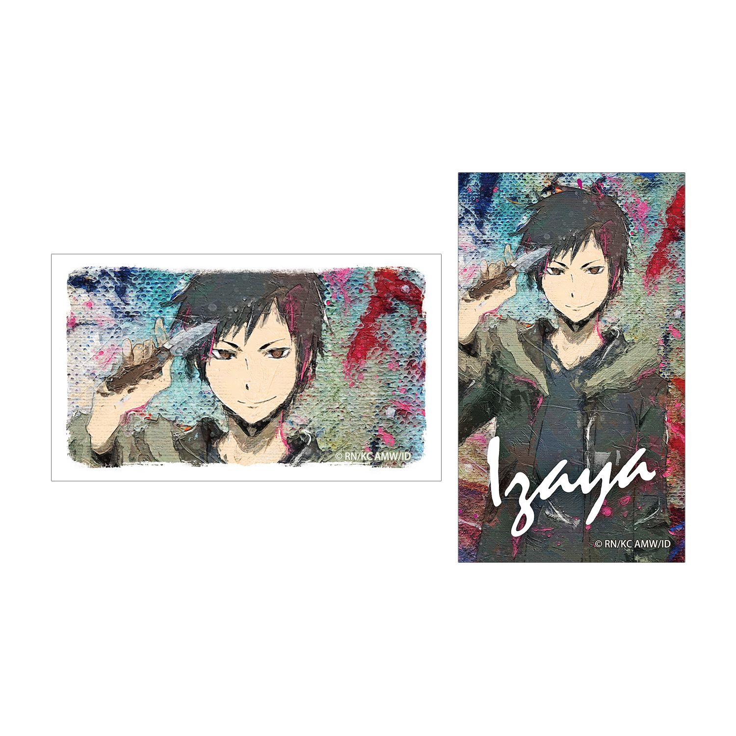 TVアニメ「デュラララ!!×2」 折原臨也 grunge CANVAS イラストカード2枚セット ver.A - 公式商品画像 | AniSmile