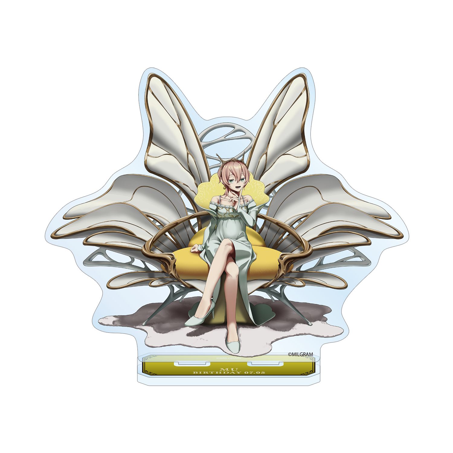 MILGRAM -ミルグラム- 描き下ろし ムウ バースデーver. 第3弾 BIGアクリルスタンド 画像 4 | AniSmile
