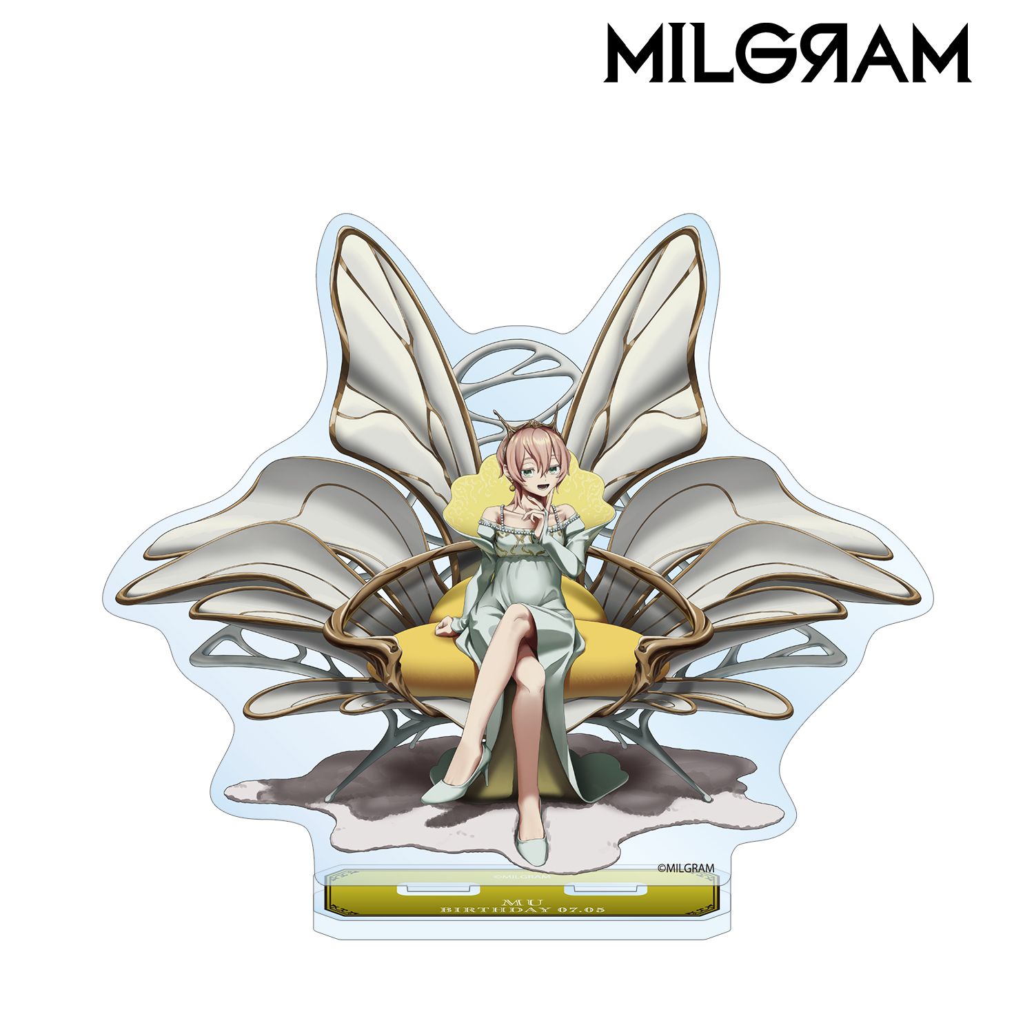 MILGRAM -ミルグラム- 描き下ろし ムウ バースデーver. 第3弾 BIGアクリルスタンド 画像 5 | AniSmile