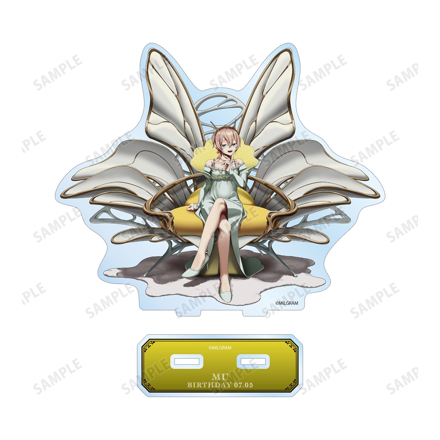 MILGRAM -ミルグラム- 描き下ろし ムウ バースデーver. 第3弾 BIGアクリルスタンド 画像 6 | AniSmile