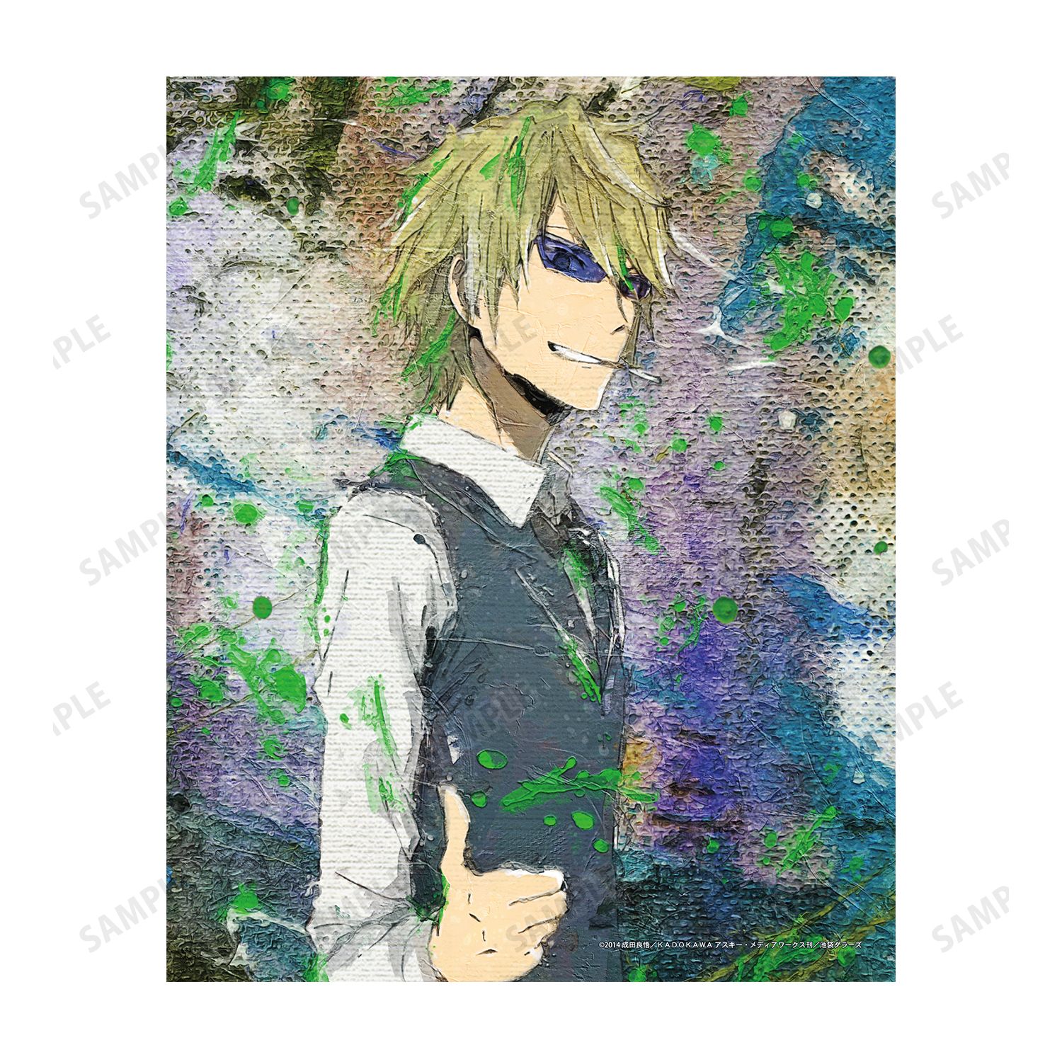 TVアニメ「デュラララ!!×2」 平和島静雄 grunge CANVAS F3号キャンバスボード ver.A 画像 6 | AniSmile