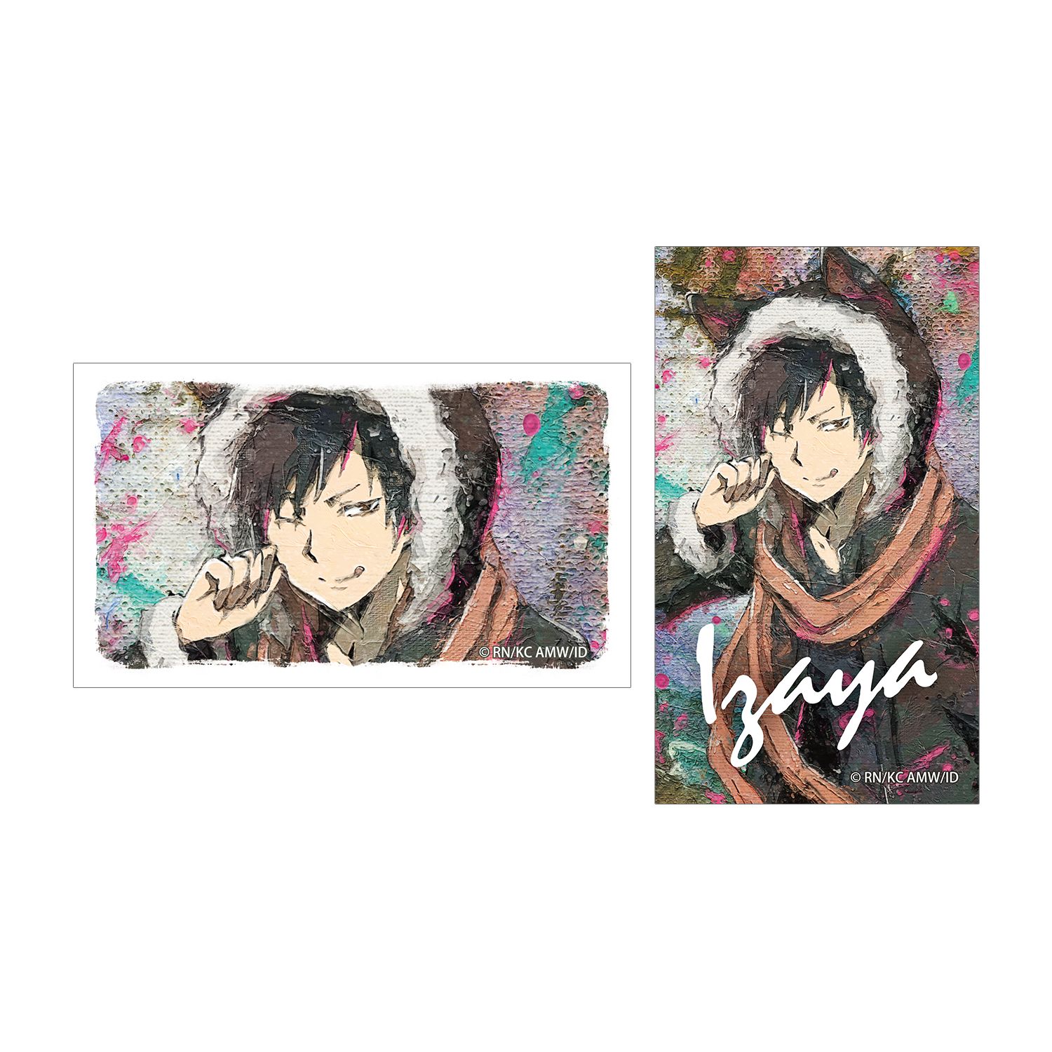 TVアニメ「デュラララ!!×2」 折原臨也 grunge CANVAS イラストカード2枚セット ver.C 画像 5 | AniSmile
