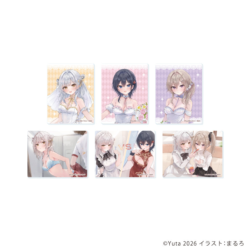 アクリルカード「お前ら早く結婚しろよっ!そう言われてる女子が3人いるんですけど?」01/ブラインド(全6種)(公式&描き下ろしイラスト) - AniSmile