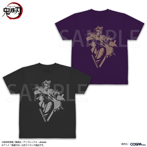 アニメ「鬼滅の刃」 胡蝶しのぶ ドライTシャツ/BLACK-L - 公式商品画像 | AniSmile