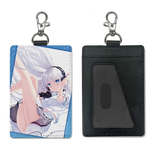 Summer Pockets REFLECTION BLUE 鳴瀬しろは パスケース(ナスカン付き) ミュージックタイムVer. - 公式商品画像 | AniSmile