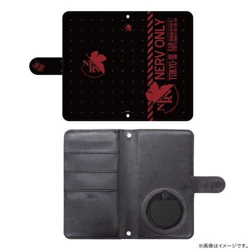 EVANGELION NERV 手帳型スマホケースL 画像 2 | AniSmile