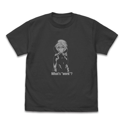 EVANGELION アヤナミレイ(仮称)「仕事って、何?」 Tシャツ/SUMI-M - 公式商品画像 | AniSmile