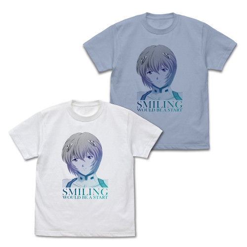 EVANGELION 笑えばいいと思うよ Tシャツ/WHITE-M - 公式商品画像 | AniSmile