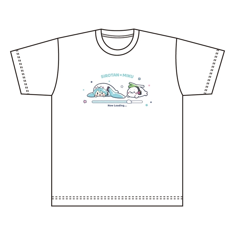 しろたん×初音ミク 第2弾 Tシャツ 初音ミク(XLサイズ) - 公式商品画像 | AniSmile