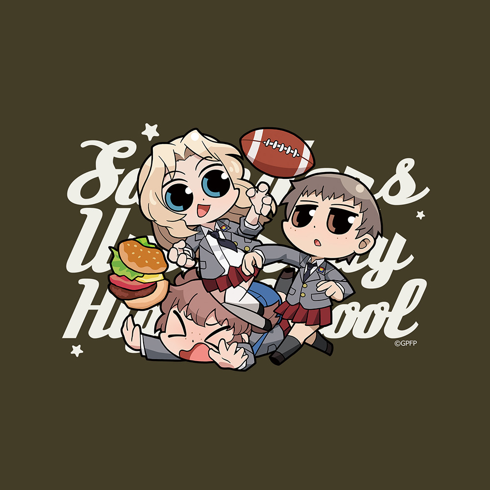 [ガールズ&パンツァー 最終章]Tシャツ(サンダース大学付属高校)Mサイズ 画像 2 | AniSmile