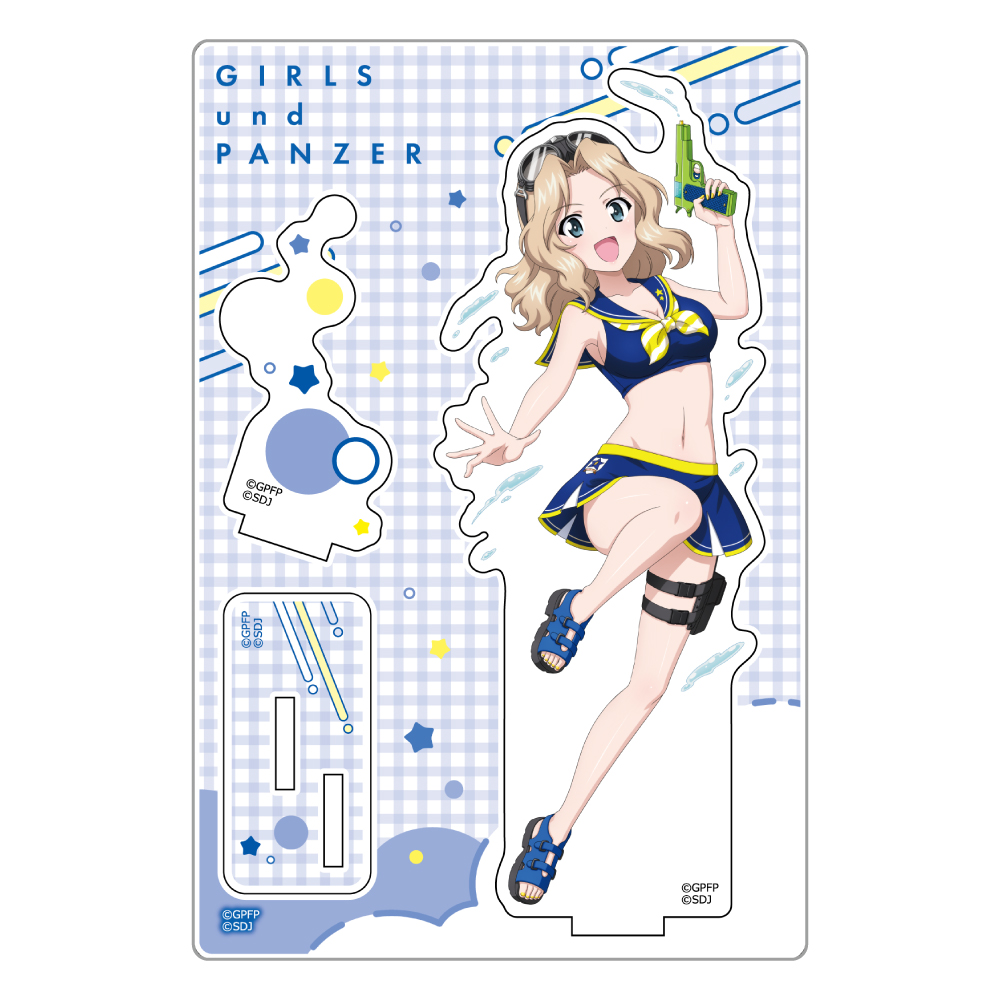[ガールズ&パンツァー 戦車道大作戦!]アクリルスタンド(ケイ/水着2021) 画像 2 | AniSmile