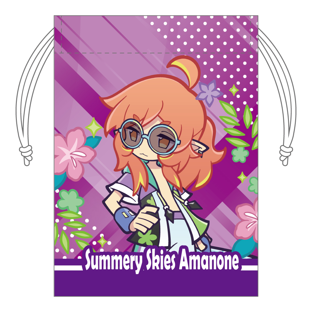 ぷよぷよ ミニ巾着 なつぞらのアマノネ - official product image | AniSmile