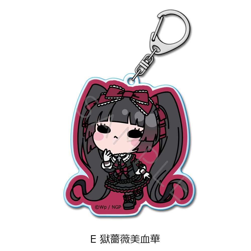 アニメ「NEEDY GIRL OVERDOSE」 アクリルキーホルダー E(獄薔薇美血華) Image 2 | AniSmile