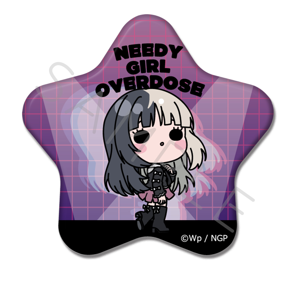 アニメ「NEEDY GIRL OVERDOSE」 星型缶バッジ C(かちぇ) Image 3 | AniSmile