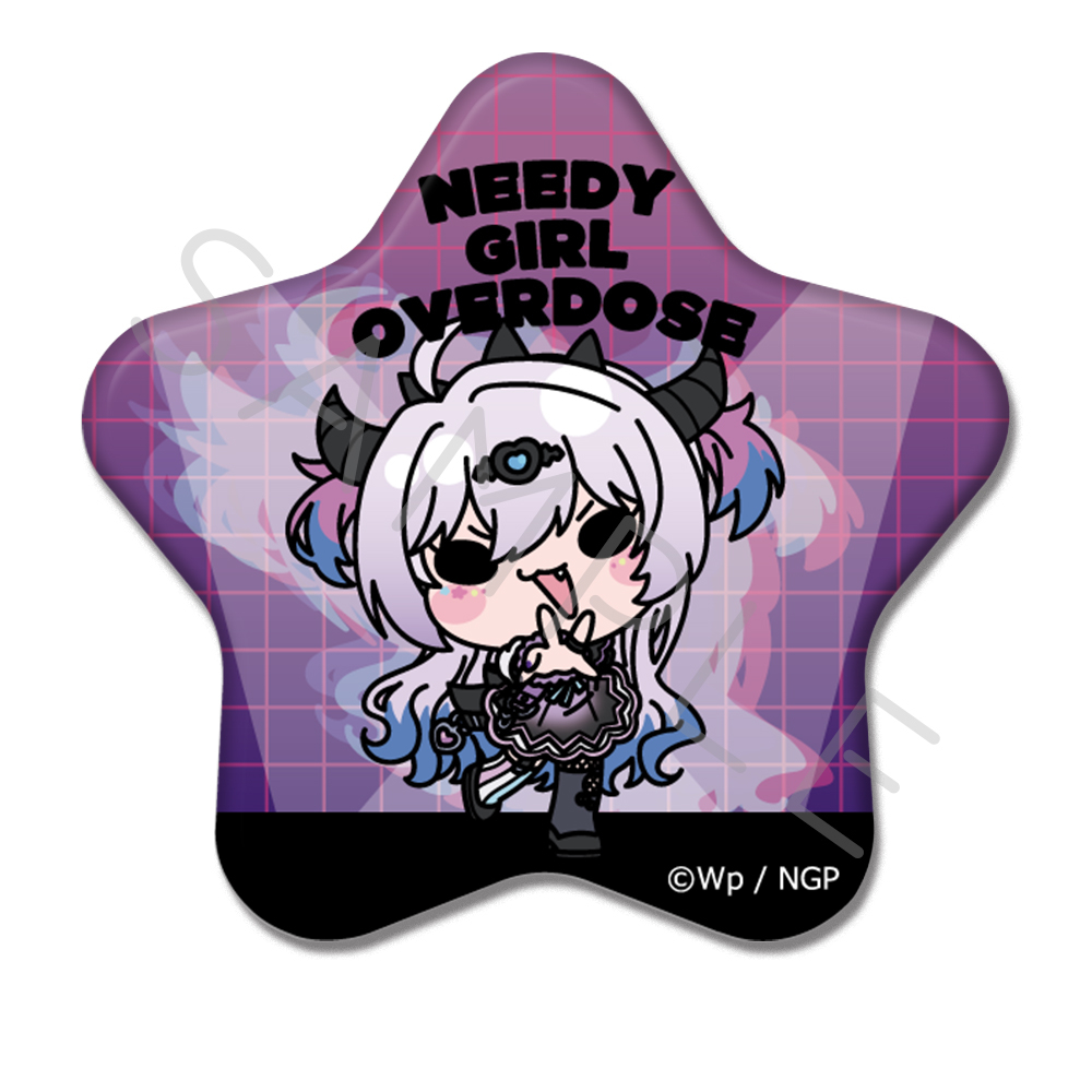 アニメ「NEEDY GIRL OVERDOSE」 星型缶バッジ D(パープル・ロリポップ) Image 3 | AniSmile