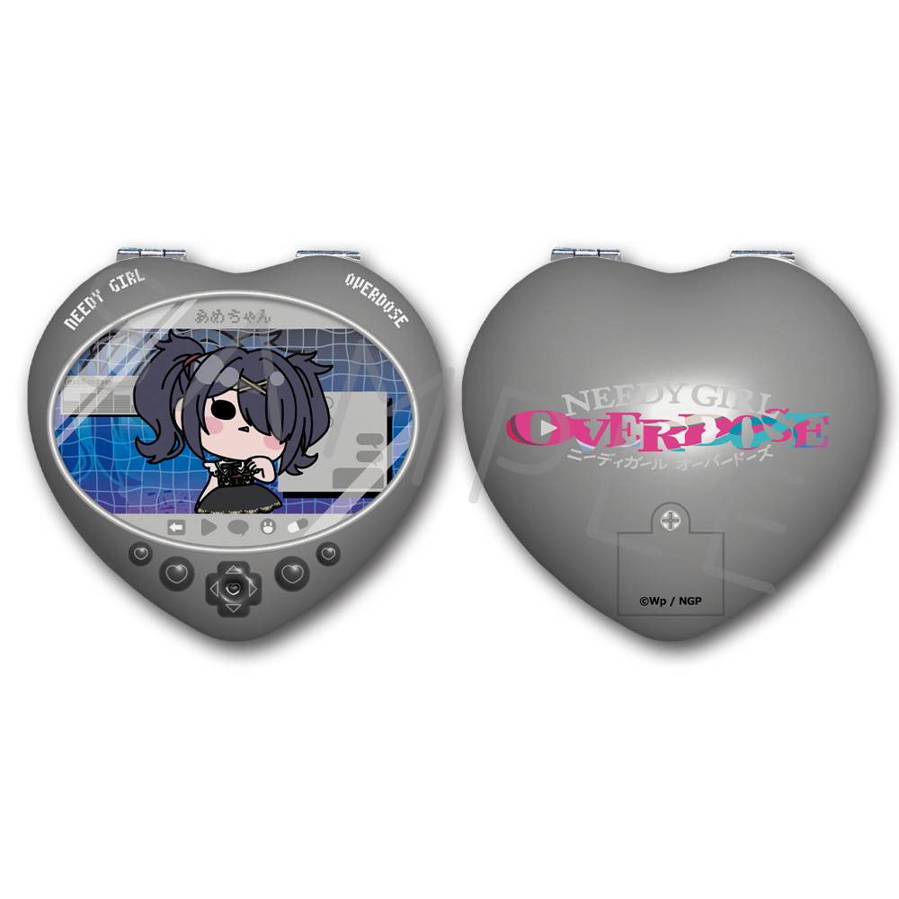 アニメ「NEEDY GIRL OVERDOSE」 ハート型コンパクトミラー B(あめちゃん) 图片 3 | AniSmile