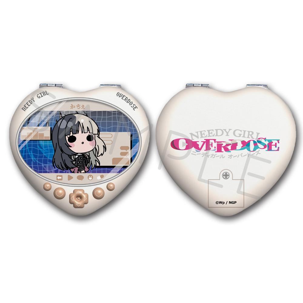 アニメ「NEEDY GIRL OVERDOSE」 ハート型コンパクトミラー C(かちぇ) 图片 3 | AniSmile