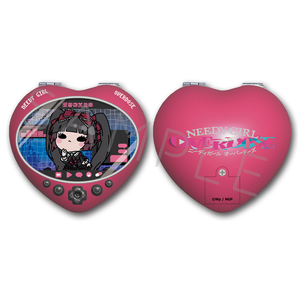アニメ「NEEDY GIRL OVERDOSE」 ハート型コンパクトミラー E(獄薔薇美血華) Image 3 | AniSmile