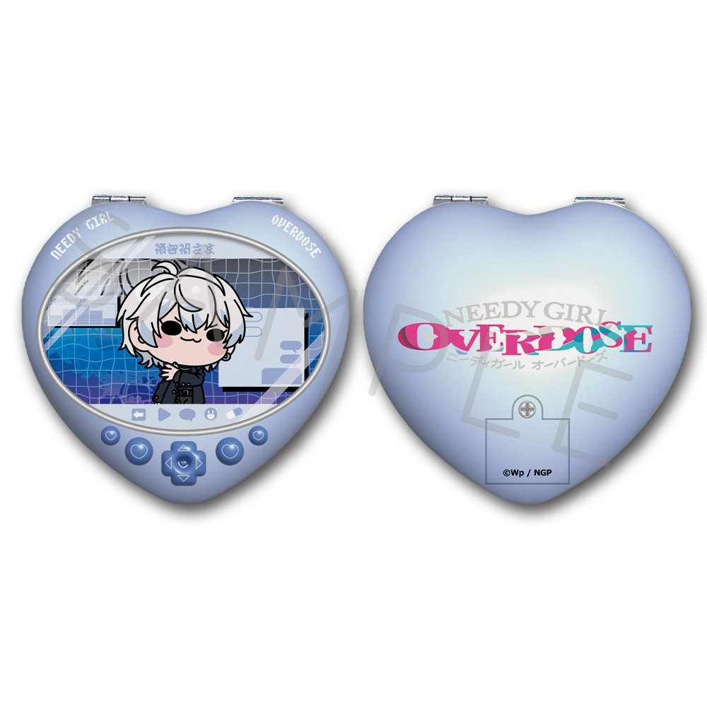 アニメ「NEEDY GIRL OVERDOSE」 ハート型コンパクトミラー F(禰󠄀智禍さま) Image 3 | AniSmile