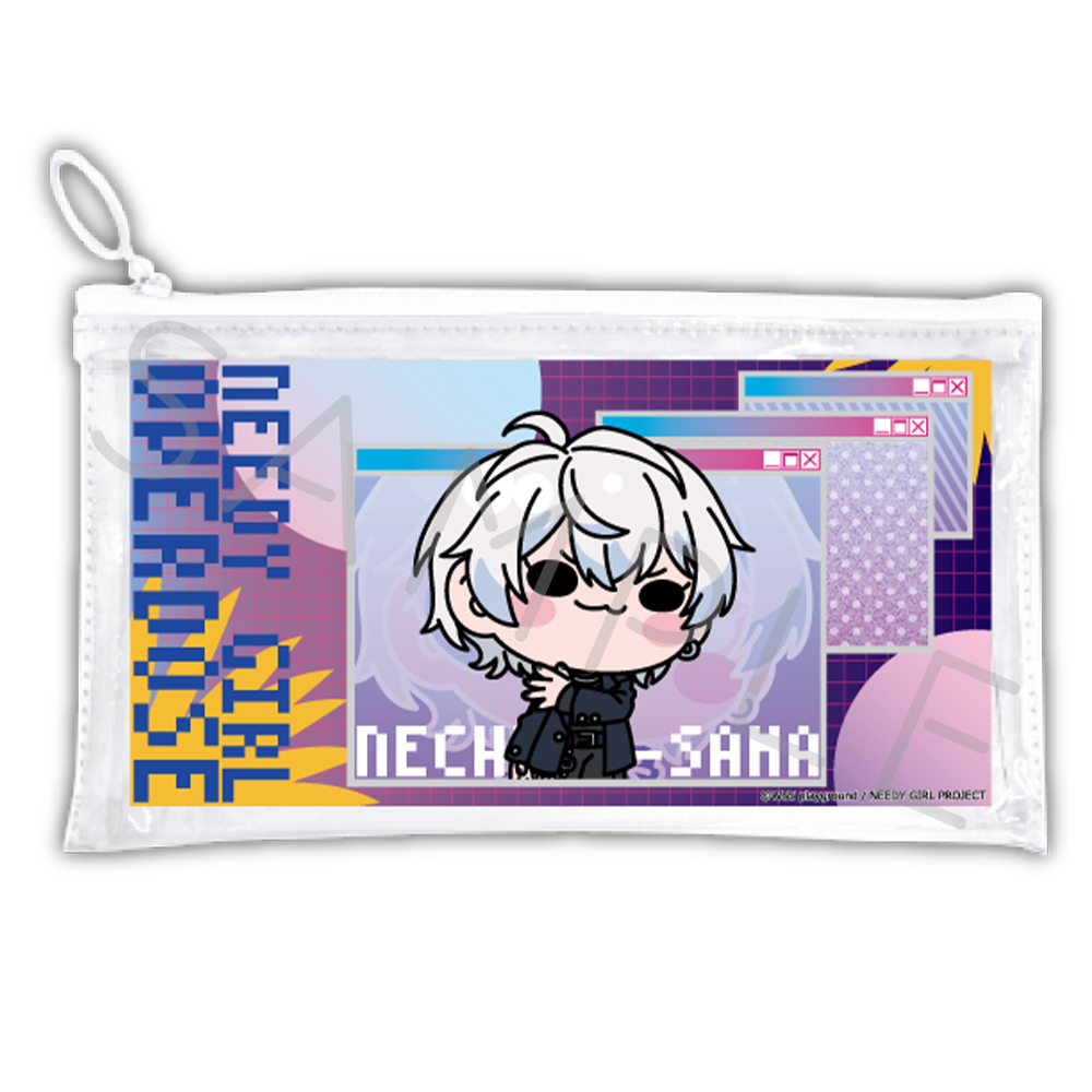 アニメ「NEEDY GIRL OVERDOSE」 フラットクリアポーチ F(禰󠄀智禍さま) Image 3 | AniSmile