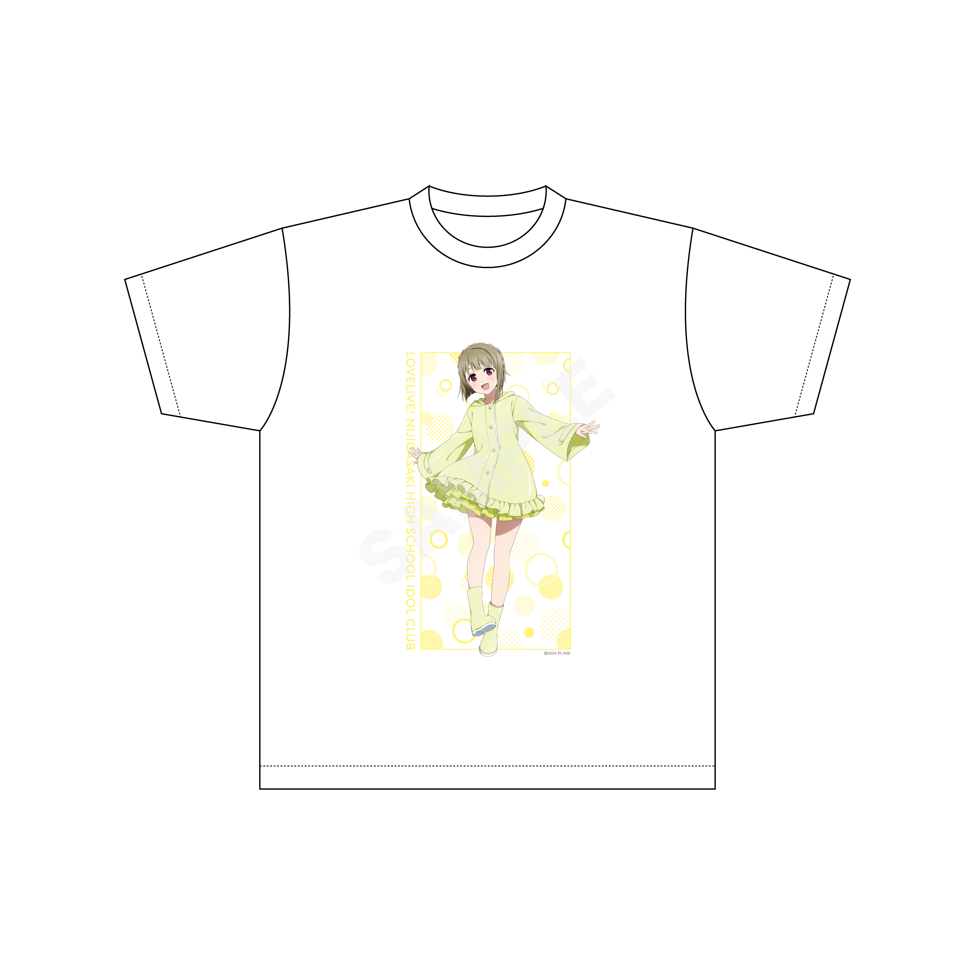【ラブライブ!虹ヶ咲学園スクールアイドル同好会】レインコートver. Tシャツ /C 中須 かすみ - AniSmile